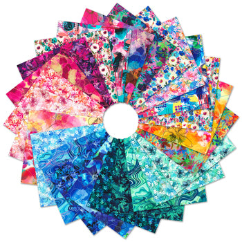 Artful Blooms for Robert Kaufman - 10 inch charm pack