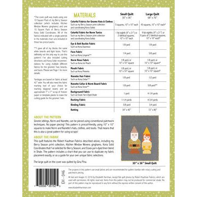 Norm and Nanette Pattern by Elizabeth Hartman