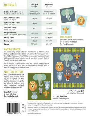 Spectacular Savanah Pattern by Elizabeth Hartman