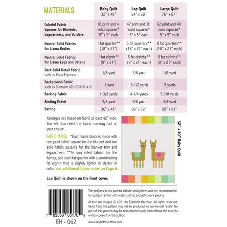 Little Llamas by Elizabeth Hartman