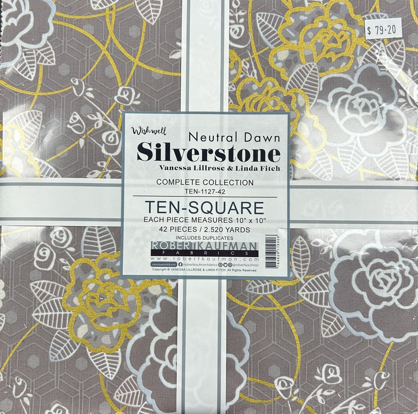 Silverstone by Wishwell - 10 inch Charm Pack