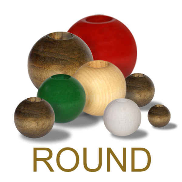Wood Beads - Round