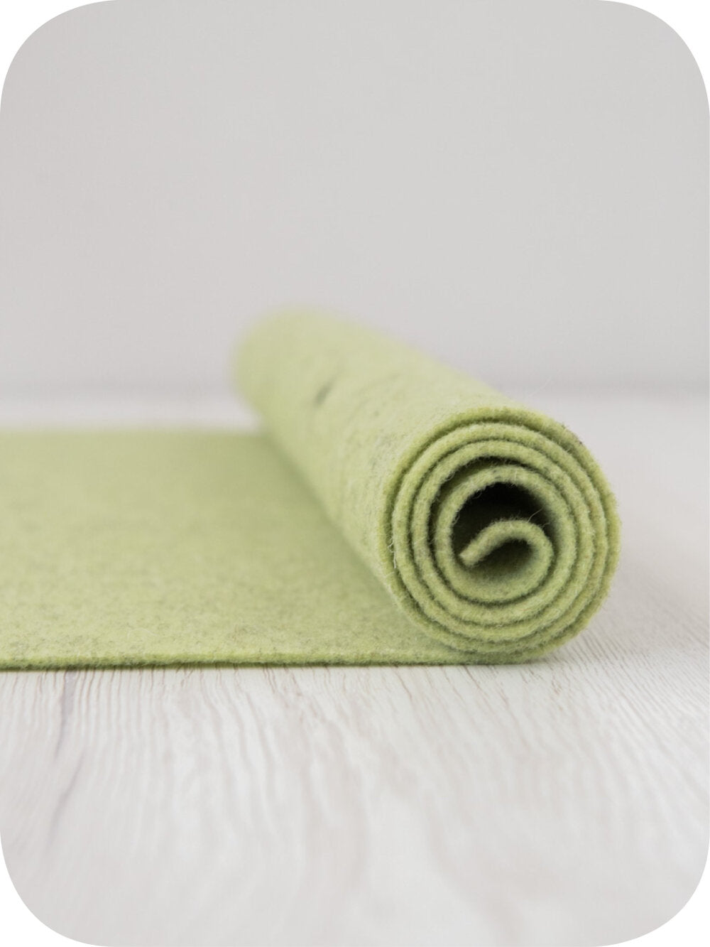 Thermoformable Wool Felt - Apple
