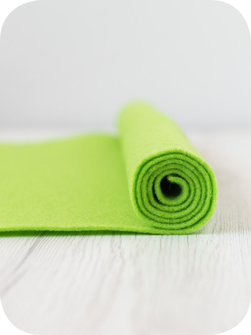 Thermoformable Wool Felt - Mint
