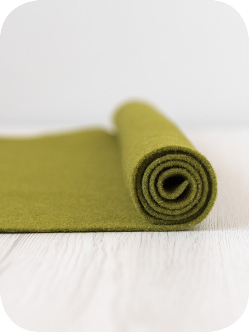 Thermoformable Wool Felt - Olive