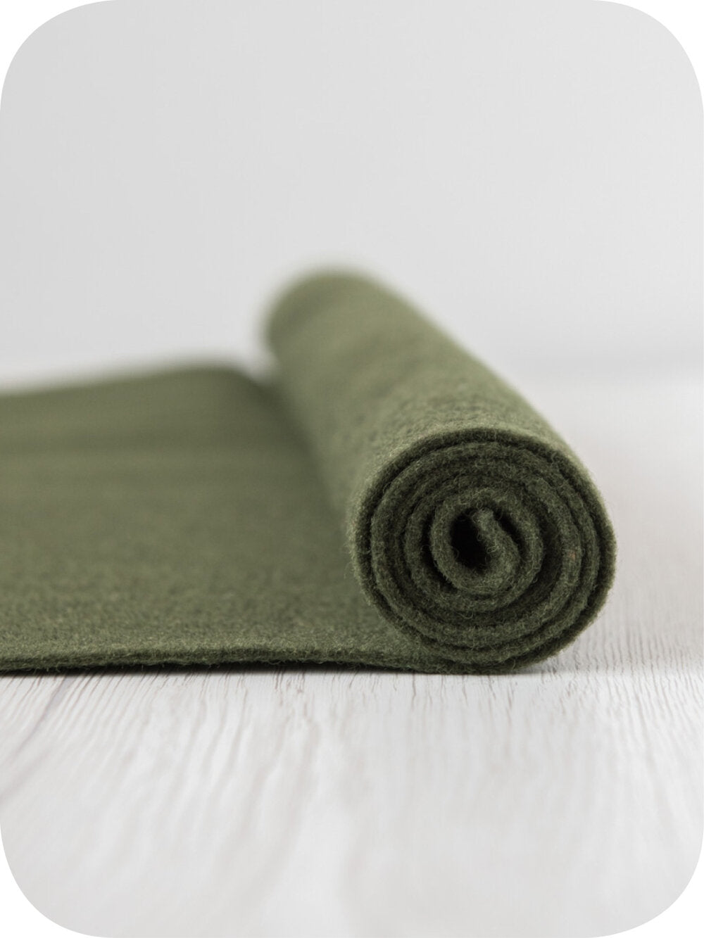 Thermoformable Wool Felt - Army