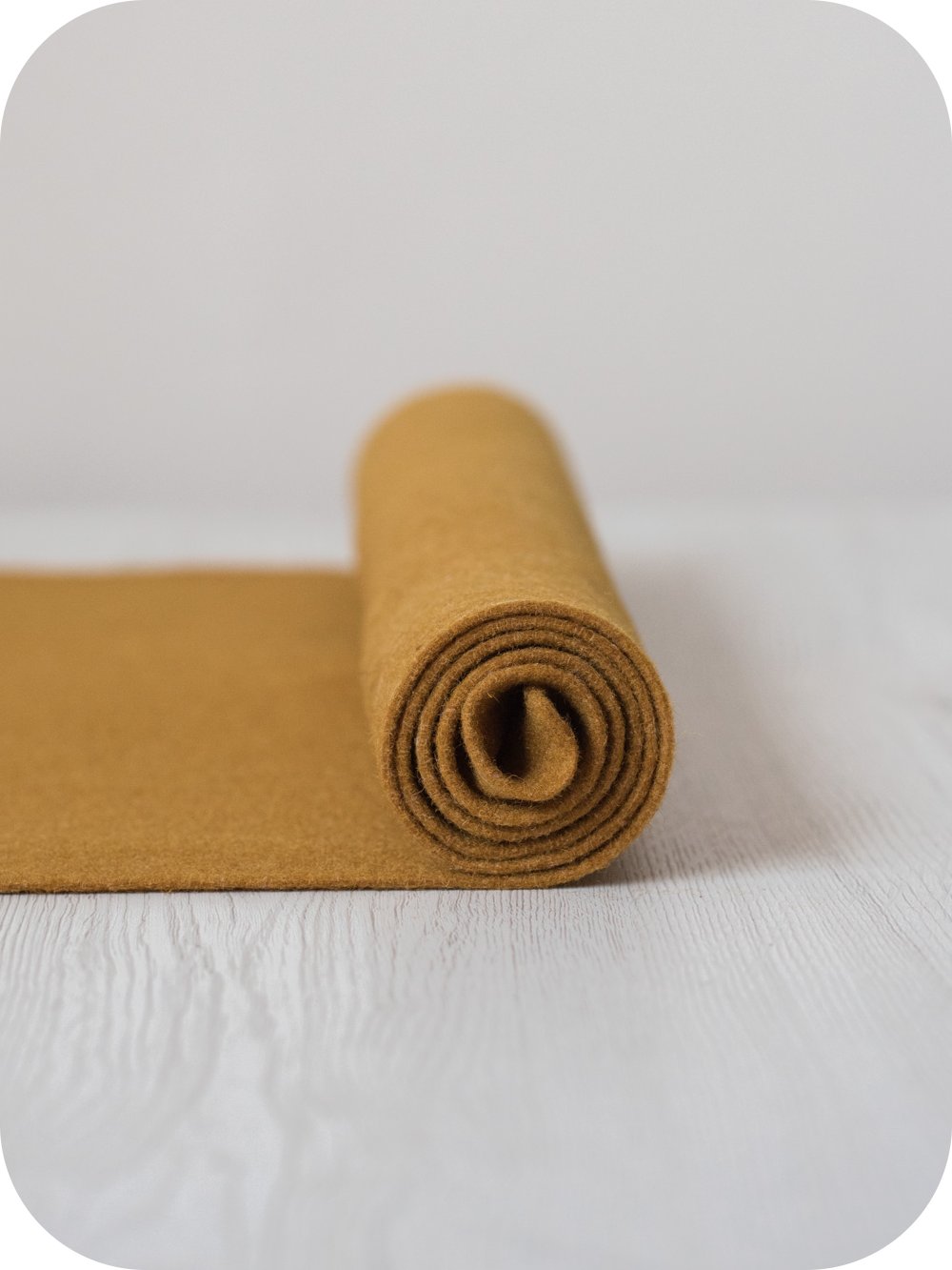 Thermoformable Wool Felt - Saffron
