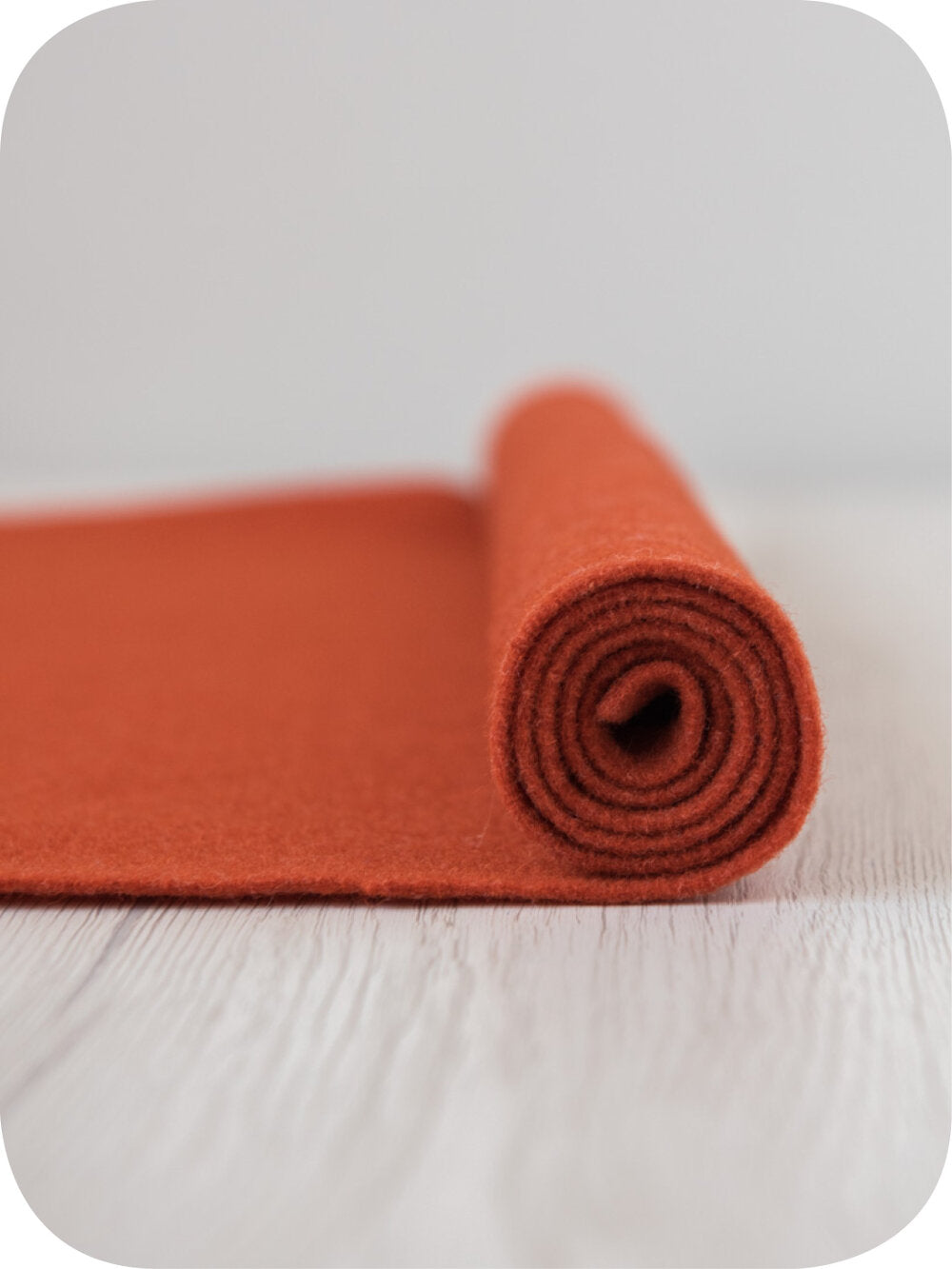 Thermoformable Wool Felt - Brick