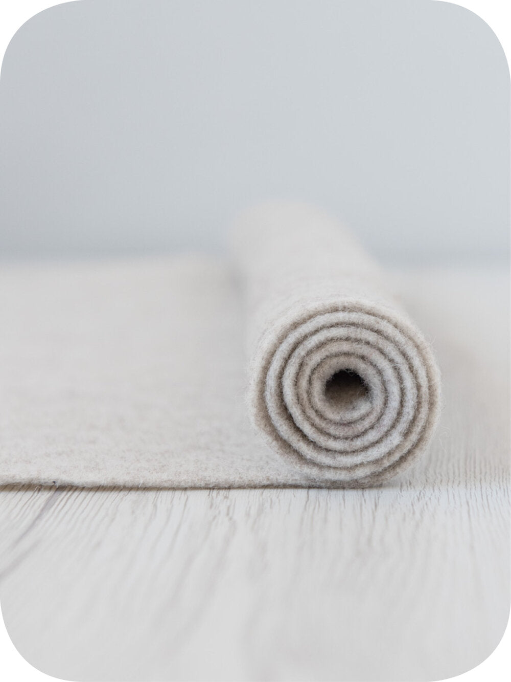 Thermoformable Wool Felt - Stone