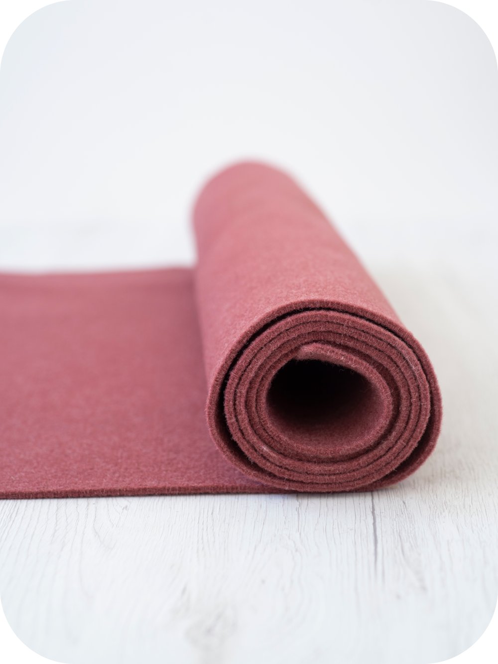 Thermoformable Wool Felt - Red Lagoon