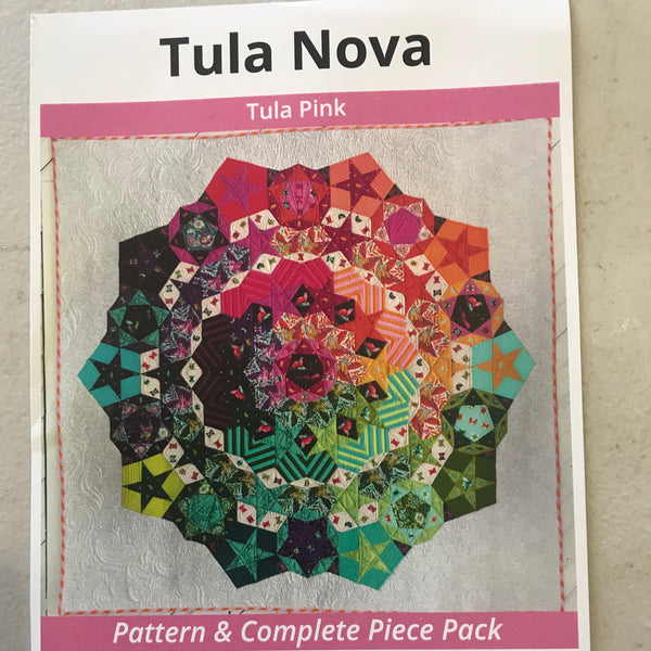 Tula Pink Nova Quilt Pattern with papers
