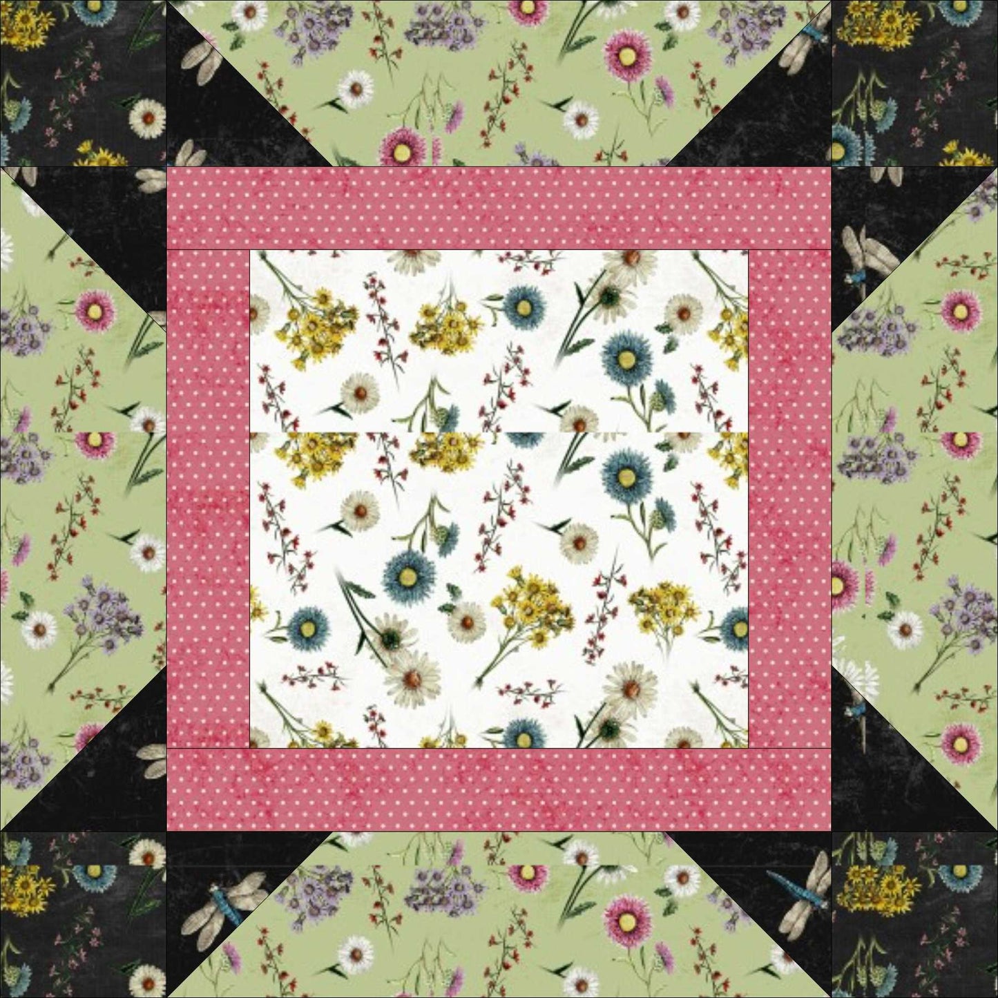 Botanical Journal Quilt Pattern by Cecile Whatman