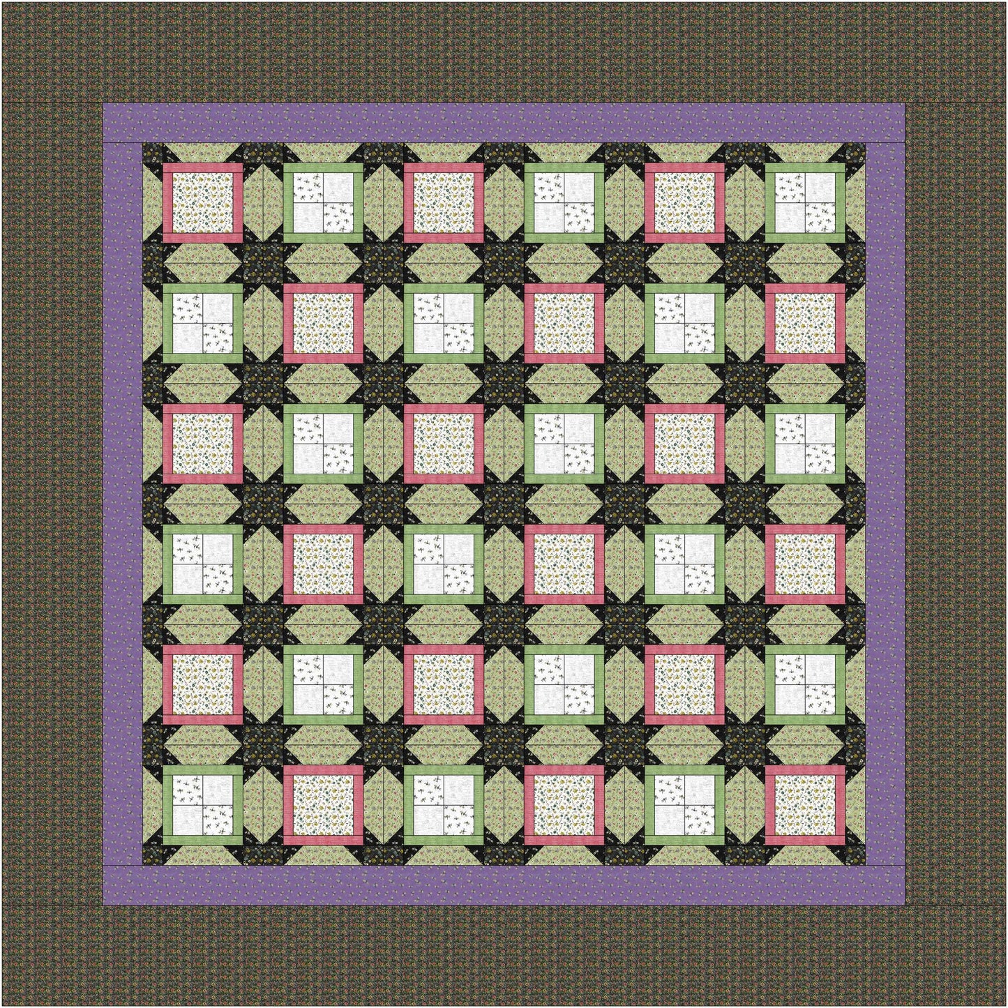 Botanical Journal Quilt Pattern by Cecile Whatman