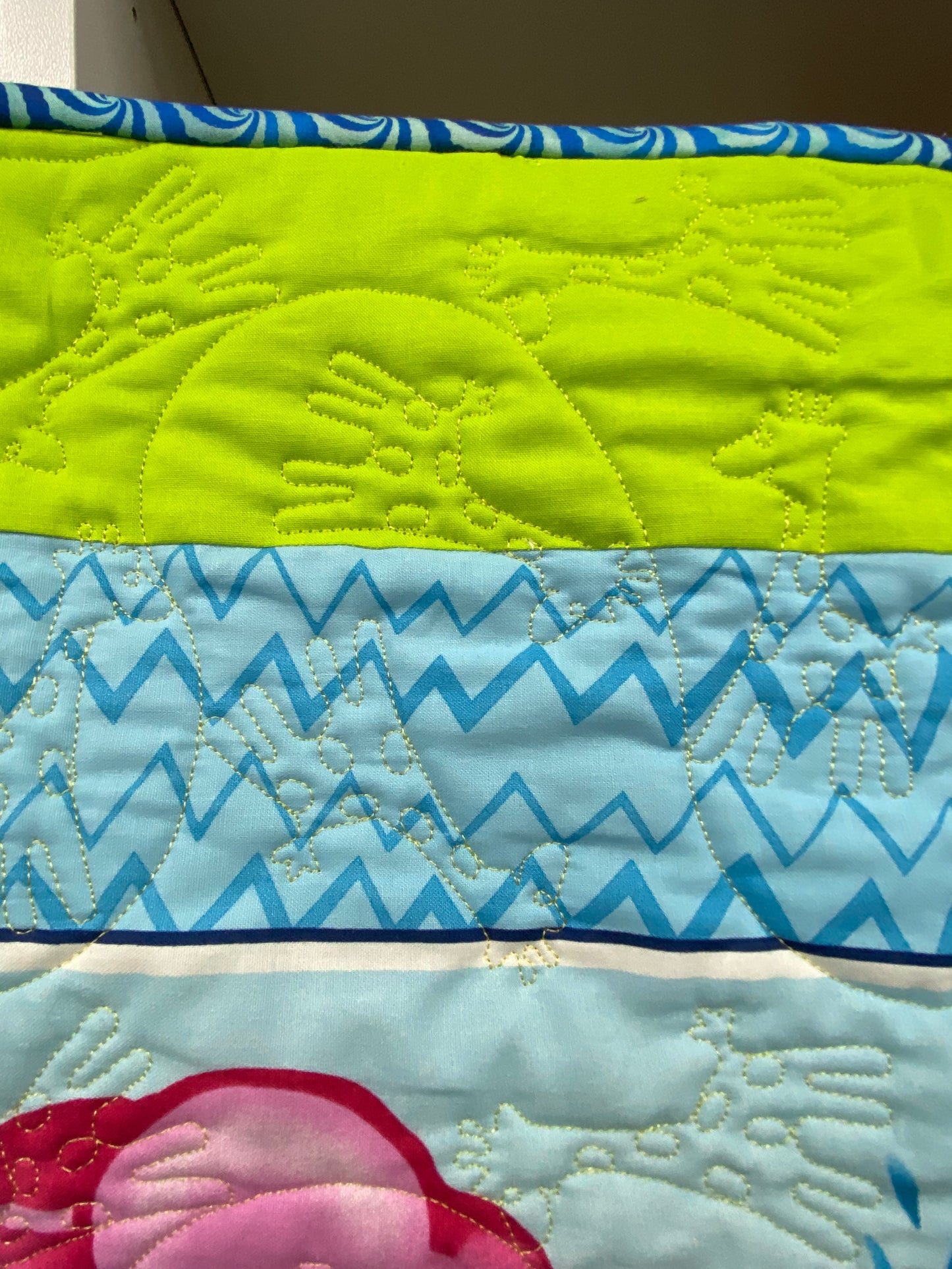 Silly Safari Cot or Play Mat Quilt