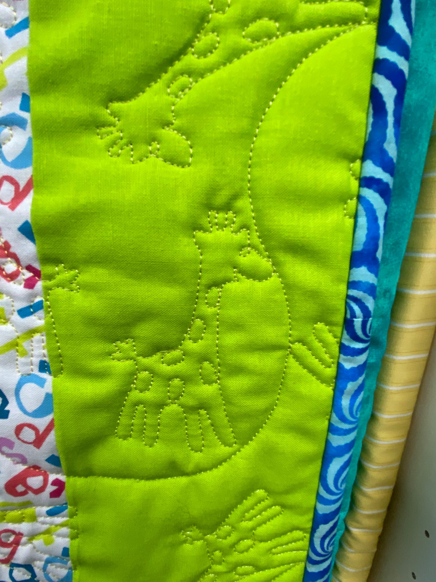 Silly Safari Cot or Play Mat Quilt