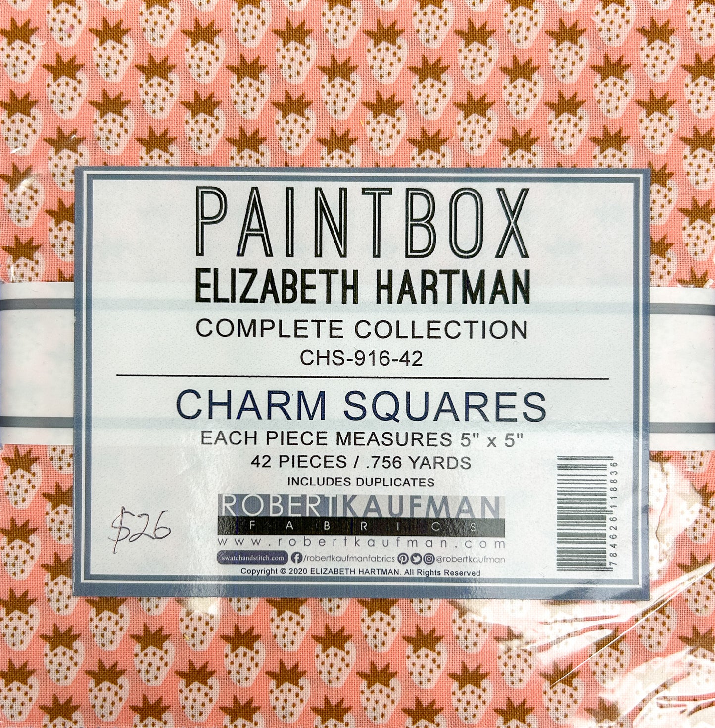 Paintbox by Elizabeth Hartman - 5 Inch Charm Pack