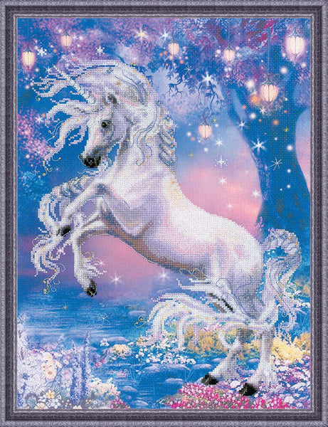 Riolis Cross Stitch Preprinted - Unicorn