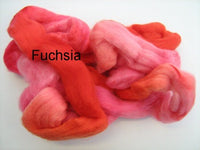 Tussah Silk - Spaced Dyed - Fuchsia