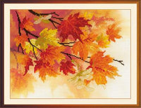 Riolis Cross Stitch Preprinted - Autumn Colours