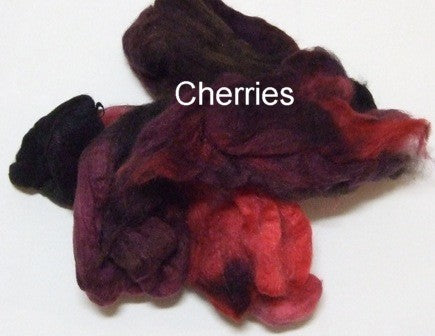 Tussah Silk - Spaced Dyed - Cherries