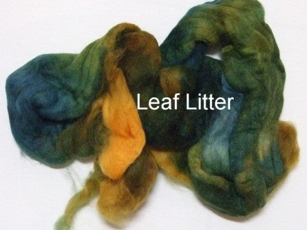 Tussah Silk - Spaced Dyed - Leaf Litter