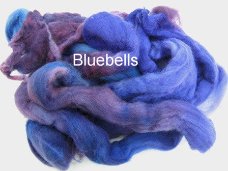 Tussah Silk - Spaced Dyed - Bluebells