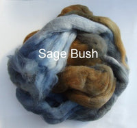 Tussah Silk - Spaced Dyed - Sage Bush