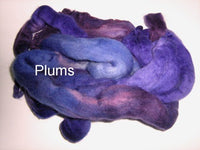 Tussah Silk - Spaced Dyed - Plums