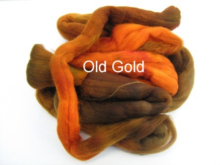 Tussah Silk - Spaced Dyed - Old Gold