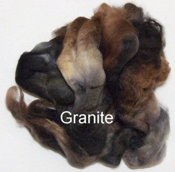 Tussah Silk - Spaced Dyed - Granite