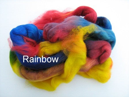 Tussah Silk - Spaced Dyed - Rainbow