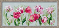 Premium Riolis Cross Stitch - Spring Tulips