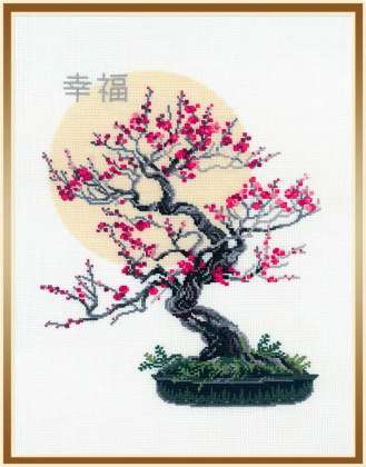 Riolis Cross Stitch - Bonsai Kobi - Wish of Wellbeing