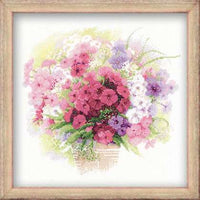 Riolis Cross Stitch - Watercolor Phlox