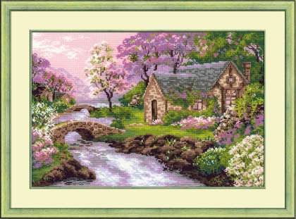 Riolis Cross Stitch - Spring View