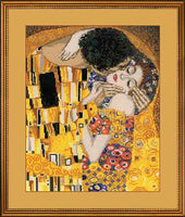 Riolis Cross Stitch - The Kiss after Klimt's Painting