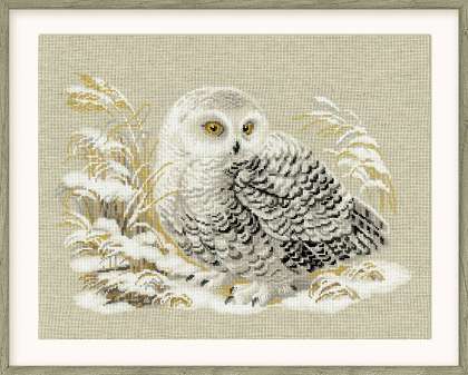 Riolis Cross Stitch - White Owl