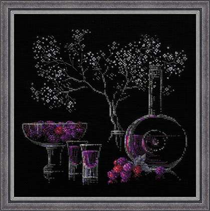 Riolis Cross Stitch - Still Life with Liquor