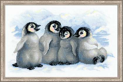 Riolis Cross Stitch - Funny Penguins