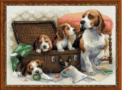 Riolis Cross Stitch - Canine Family