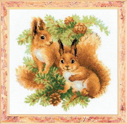 Riolos Cross Stitch - Squirels