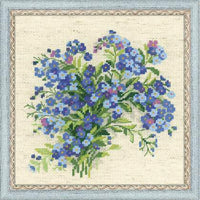 Riolos Cross Stitch - Forget Me Nots