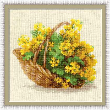 Riolis Cross Stitch - Yellow Rapeseed