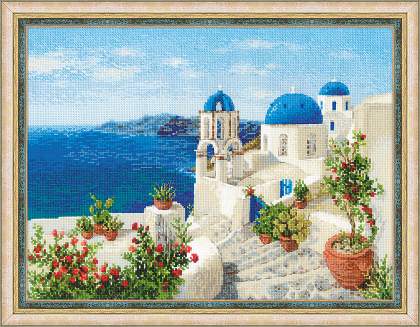 Riolos Cross Stitch - Santorini