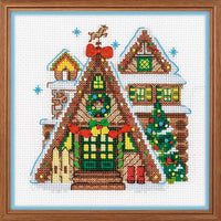 Riolos Cross Stitch - Winter Cabin
