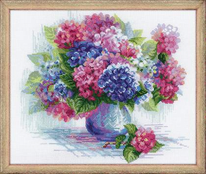 Riolos Cross Stitch - Hydrangea