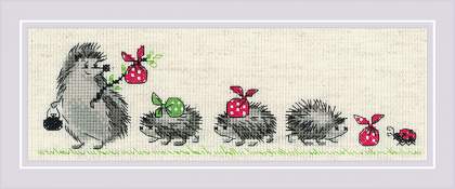 Riolos Cross Stitch - Hedgehogs