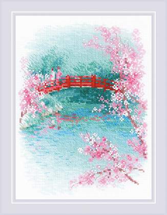 Riolos Riolos Cross Stitch - Sakura, Bridge