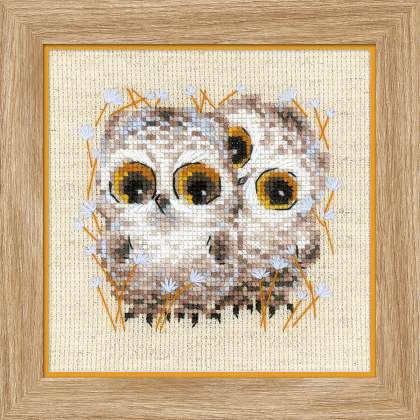 Riolos Cross Stitch - Little Owls