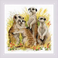 Riolos Cross Stitch - Meerkats